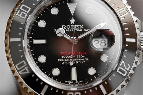 rolex sea dweller single red|rolex sea dweller 43mm price.